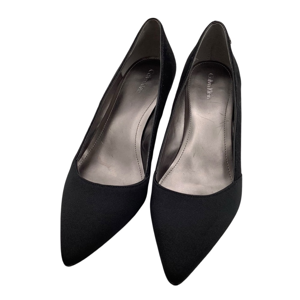 Calvin Klein Black Wedges